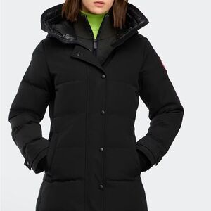 Women's Black Canada Goose Shelburne Parka Jacket